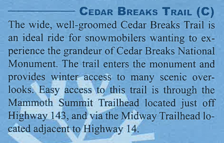 Cedar Breaks Trail