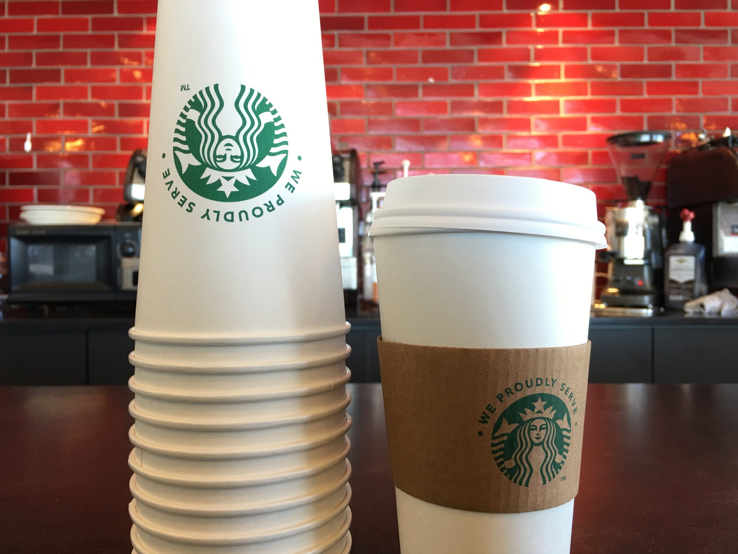 Coffee cups in Navajo Lodge