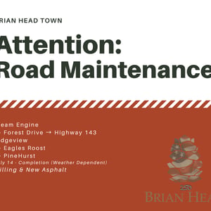 Steam Engine & Ridgeview Road Maintenance