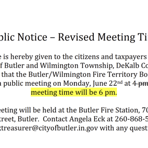 City of Butler | Fire Territory board Meeting