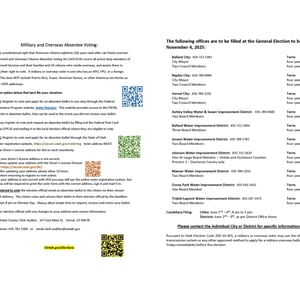 Election Notice- UOCAVA