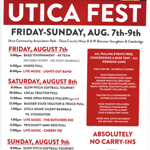 The 56th Utica Fest, August 7th – 9th