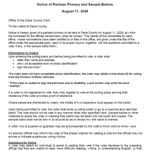08.11.2026 Fall Partisan Primary