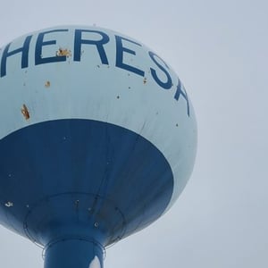 Water Tower Painting