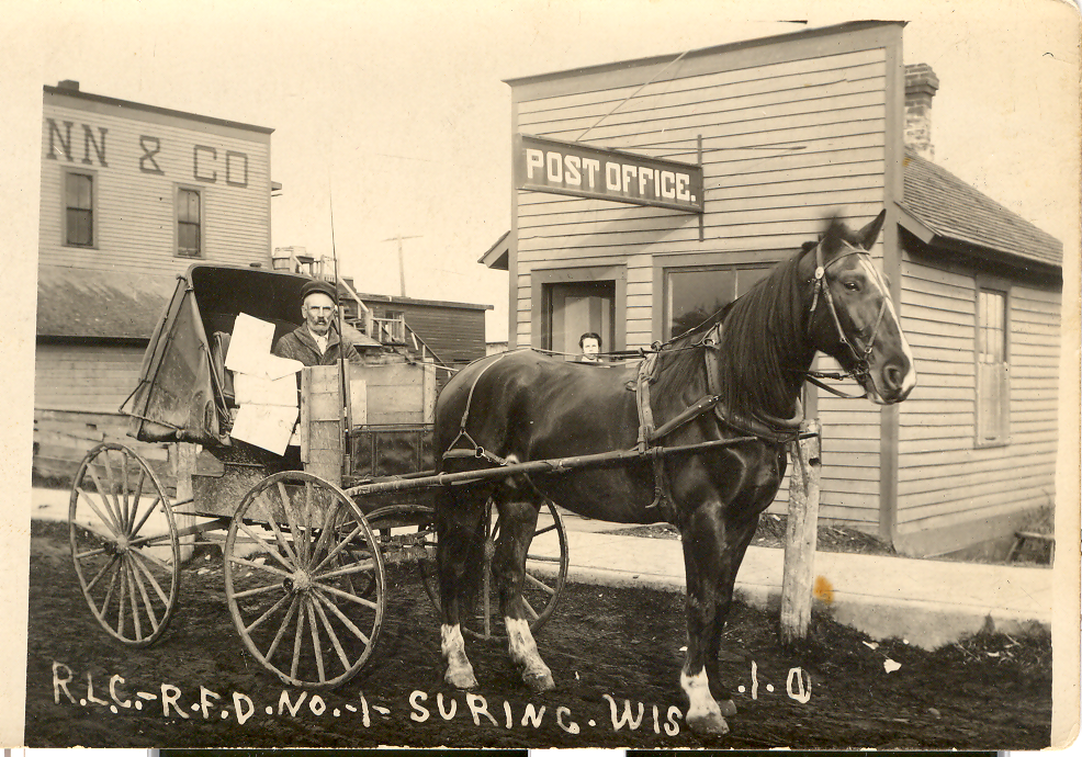 Steve McDonald - First Mail Carrier - 1908