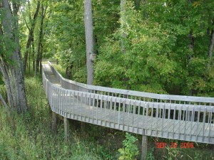 Boardwalk at Riverside Memorial Park