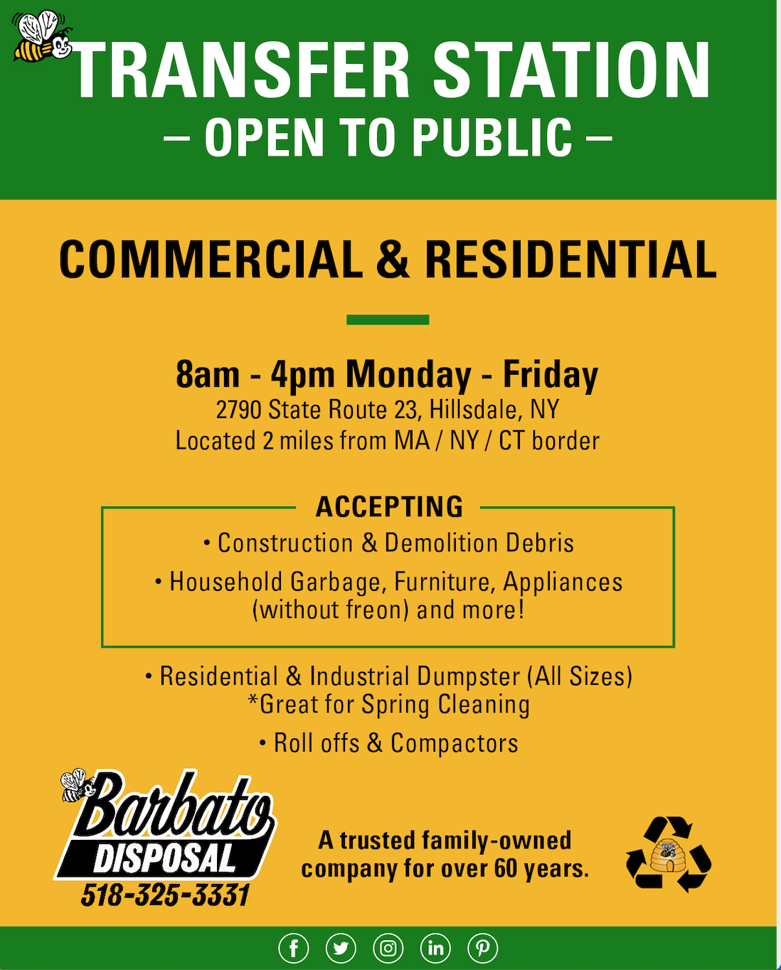 Carmen Barbato, Inc. Transfer Station