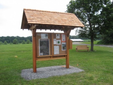 Board with park rules