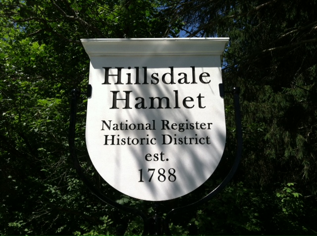 Hillsdale Hamlet Sign