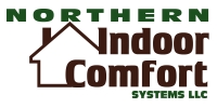 Logo for Northern Indoor Comfort Systems LLC with a house icon above the company name.