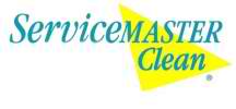 ServiceMASTER Clean logo with green and yellow text on a white background.