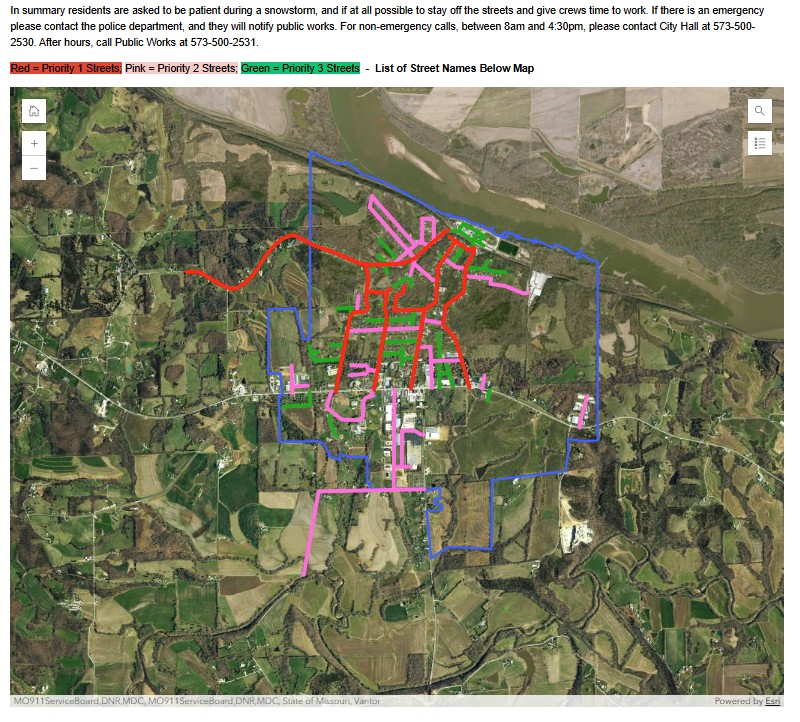 Snow Removal Routes