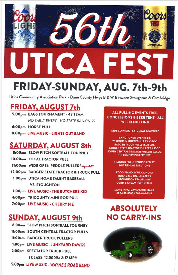 The 56th Utica Fest, August 7th – 9th