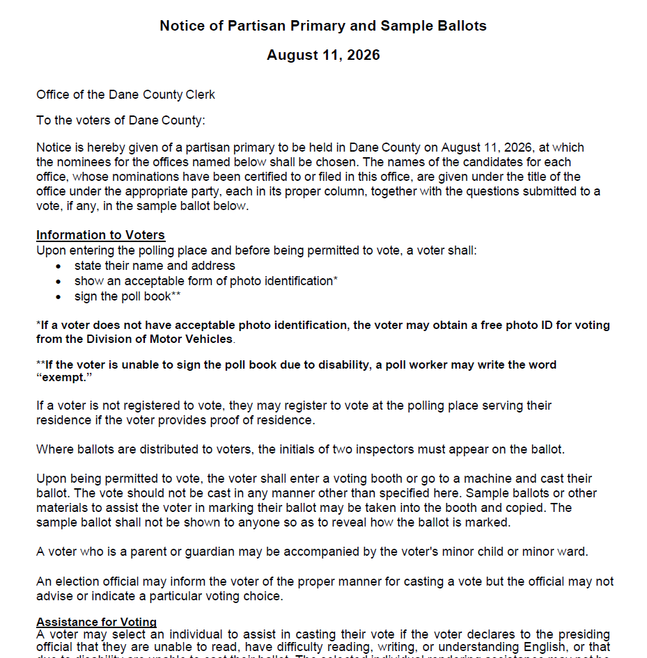 08.11.2026 Fall Partisan Primary