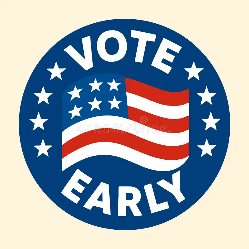 Reminder Saturday Oct 17th In-person Early Voting from 11am-4pm