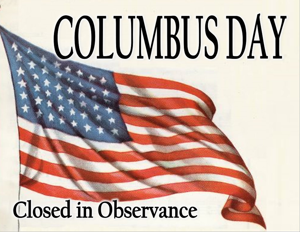 The Peru Town Hall will be closed on Monday, October 12, in observance of Columbus Day.